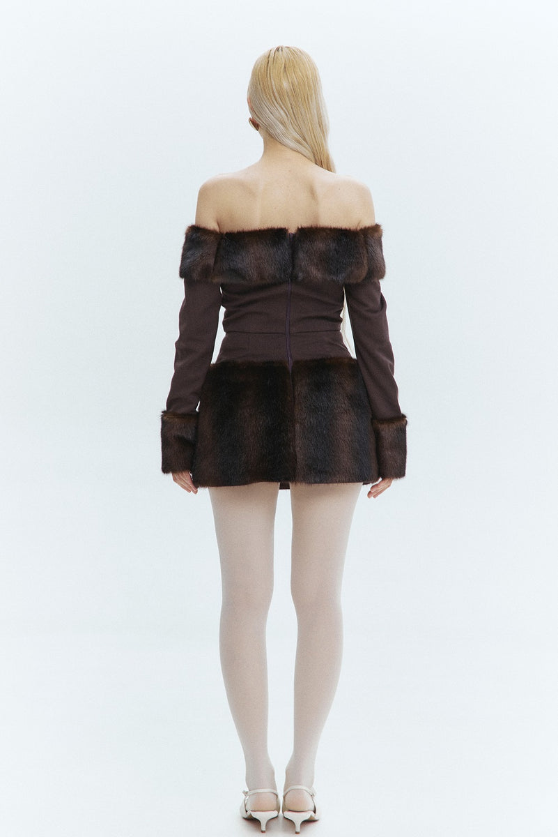 Dress with Fur S