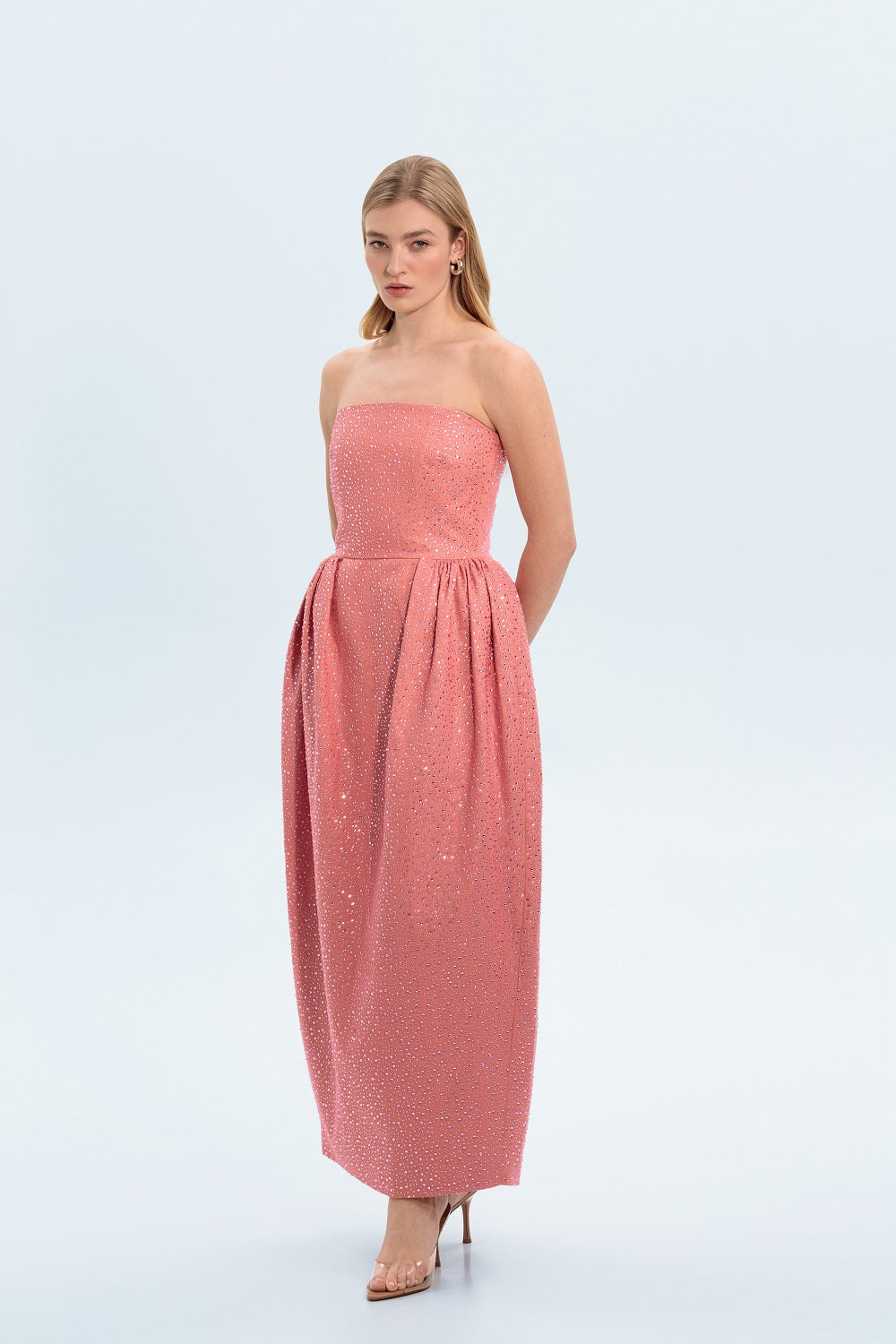 shiny maxi dress Shiny Maxi Dress - Backless Maxi Dress - Silver and Black Dress